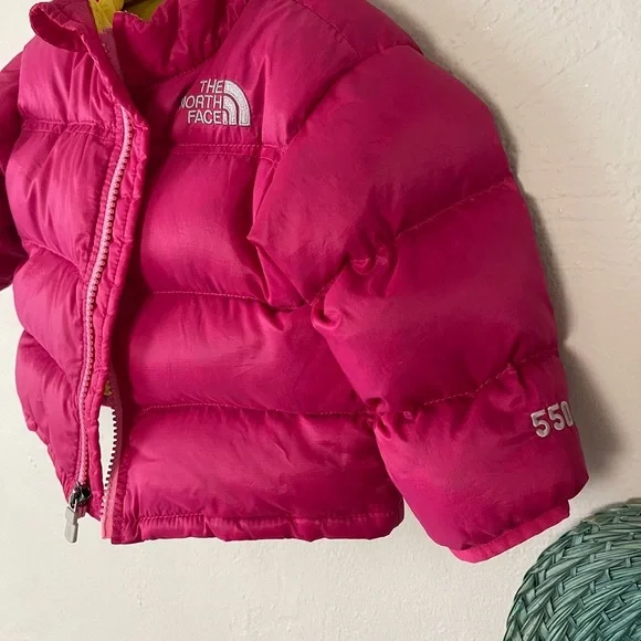 The North Face pink puffer jacket - Picture 4 of 4